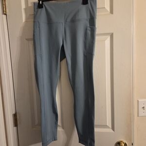 90 Degree By Reflex Women's Light Blue Leggings